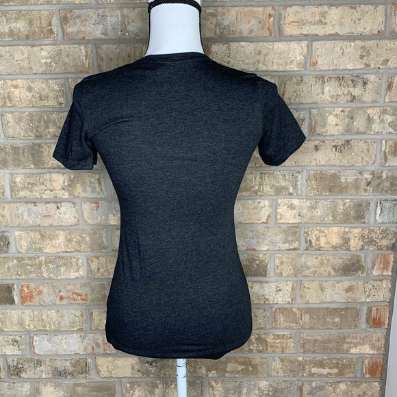 Clementine Triblend V-Neck Tee Vintage Black - J37 - Picture 4 of 8